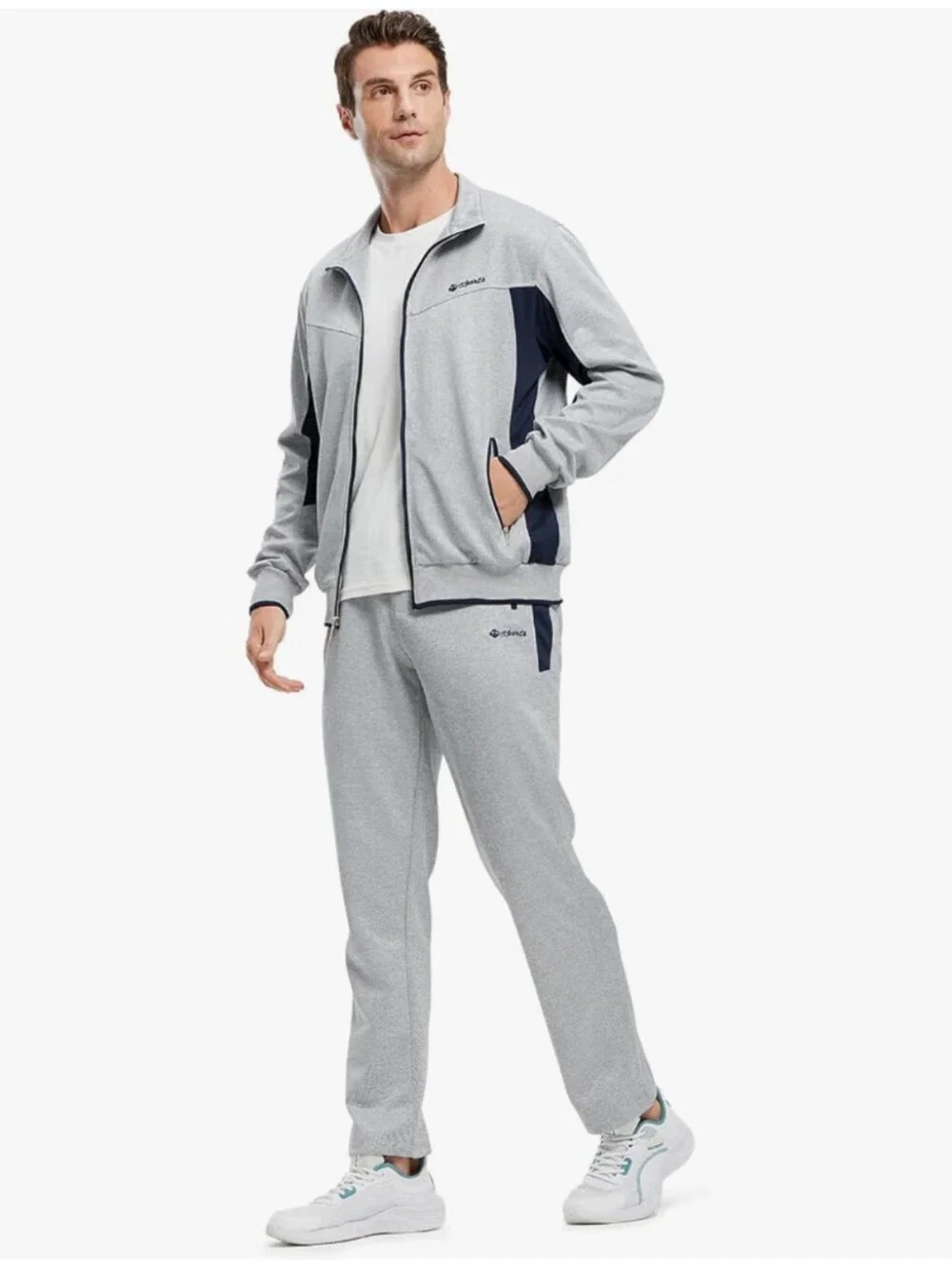 Men's Tracksuit Sweatsuits 2 Piece Set Athletic Jogging Gym Activewear
